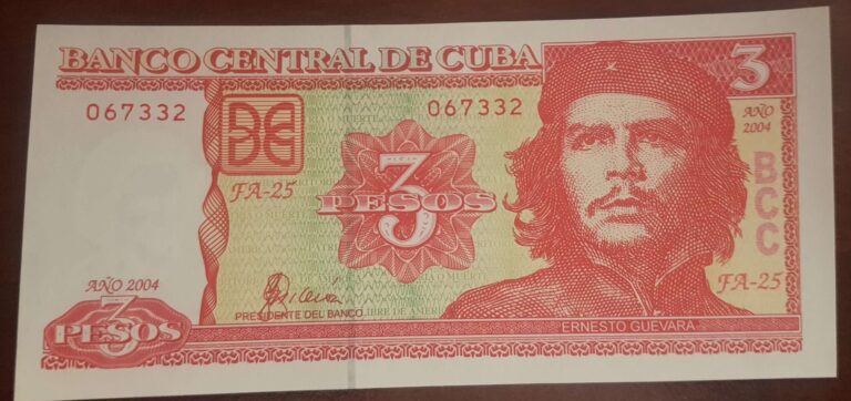 3 Peso kubańskie 2004