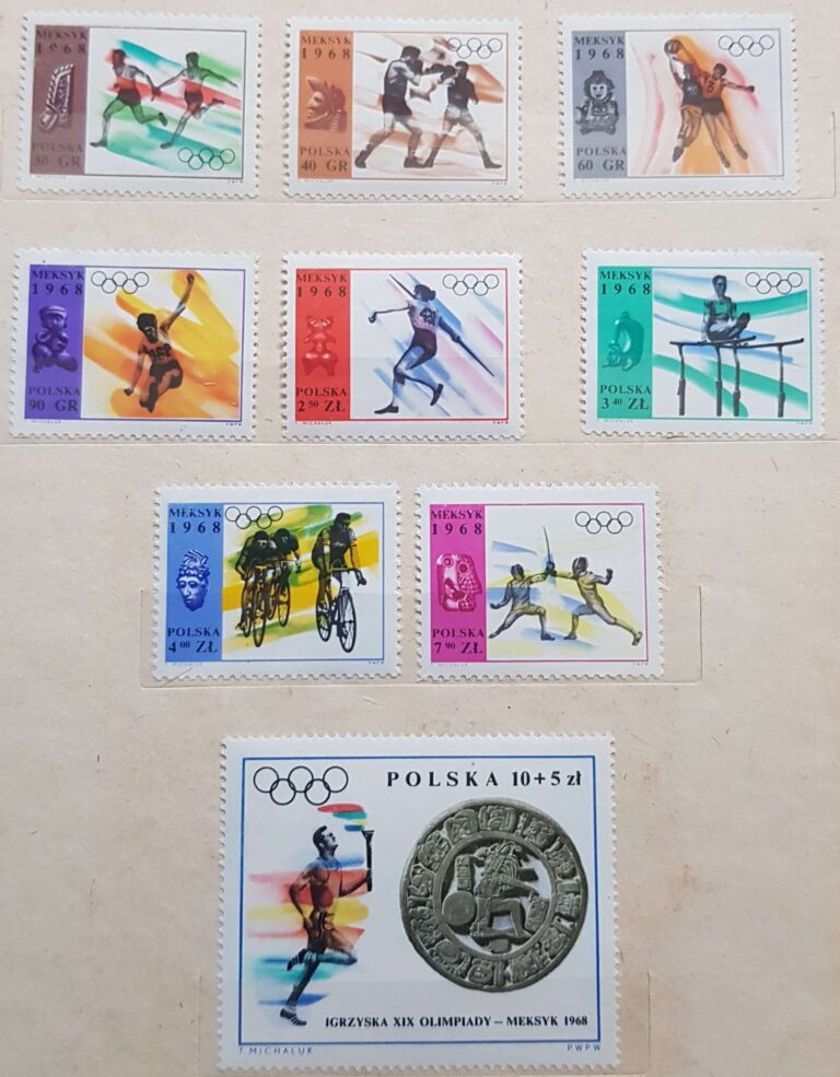 1708-1716 XIX Igrzyska Olimpijskie Meksyk 1968