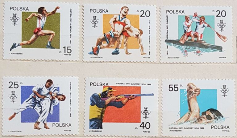 3001-3006 XXIV Igrzyska Olimpijskie w Seulu