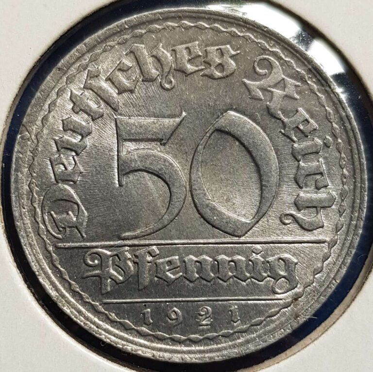 50 fenigów 1921 E