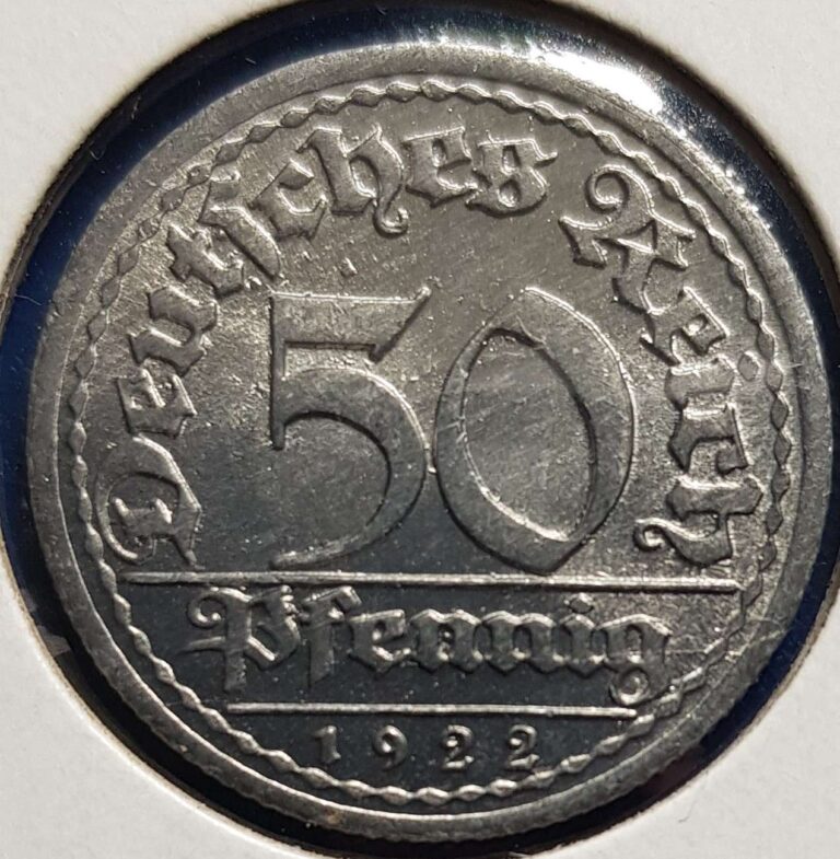 50 fenigów 1922 E