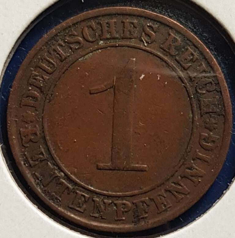 1 rentenfenig 1924 A