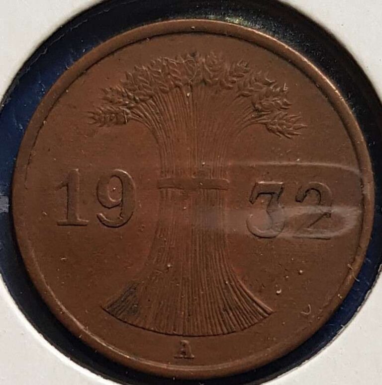 1 reichsfenig 1932 A - obrazek 2