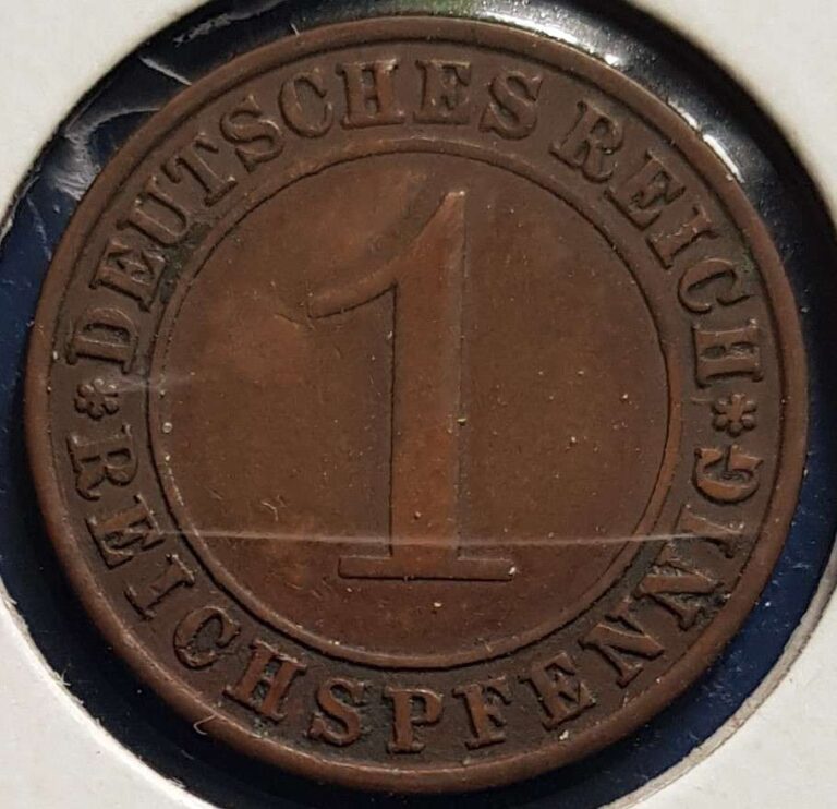 1 reichsfenig 1934 A
