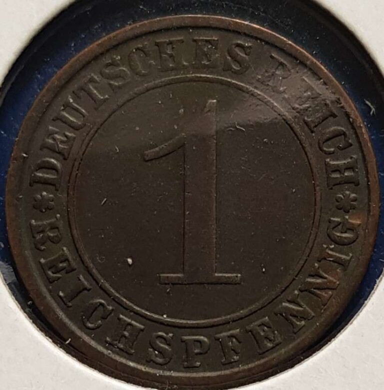 1 reichsfenig 1925 J