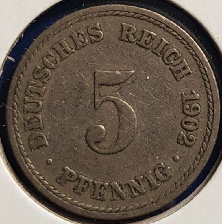 5 fenigów 1902 A
