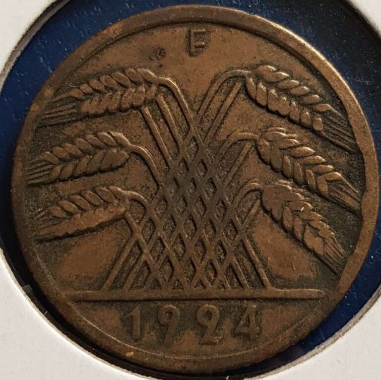 10 rentenfenig 1924 F - obrazek 2