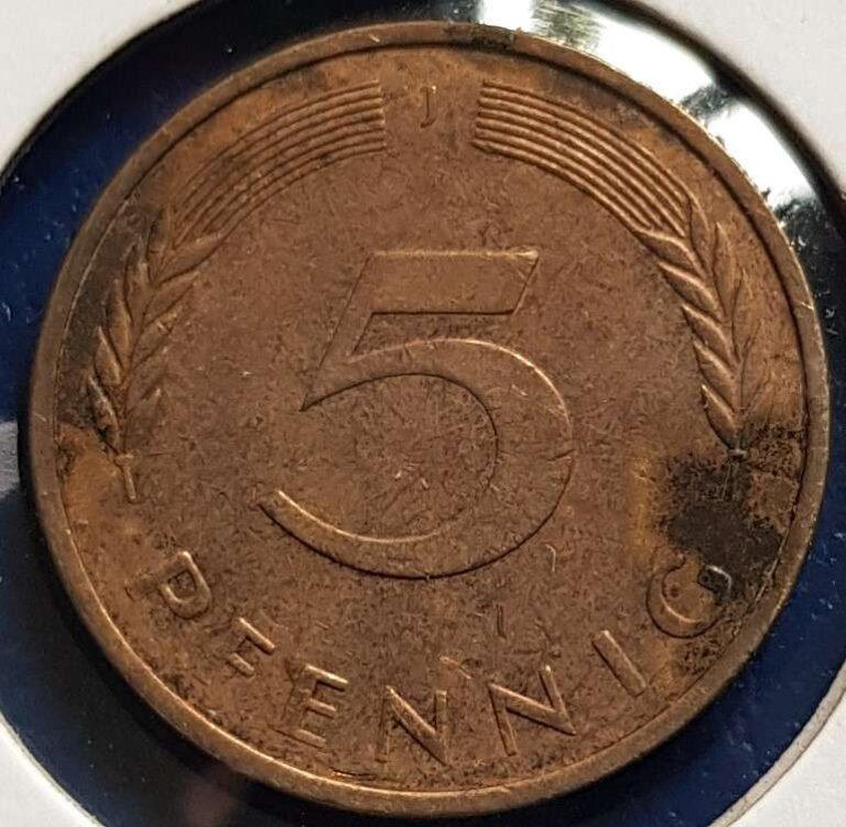 5 fenigów 1979 J