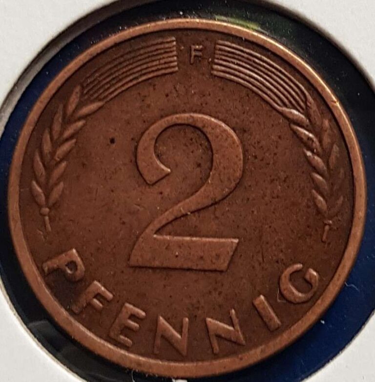 2 fenigi 1961 F